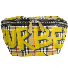 美品　バーバリー　ボディバッグ　ウエストポーチ　ナイロン　ノバチェック BURBERRY バーバリー ボディバッグ ウエストバッグ ナイロン