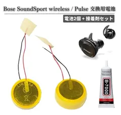 2個セット LIR1654 ICR1654 CP1654 耳用 電池 バッテリー 3.7V 120mAh 配線付き ワイヤレス イヤホン Bluetooth ヘッドホン 交換 修理 部品 ボーズ Bose SoundSport wireless 等 E540