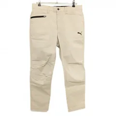 【新品】プーマ パンツ ベージュ 細目チェック COOL 3DFIT メンズ XL ゴルフウェア PUMA