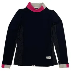 ディセンバーメイ ゴルフ レディース モックシャツ モックネック ストレッチ 長袖 シャツ ブラック ホワイト ネイビー ブランド 2-112-0120 DECEMBERMAY TOKYO