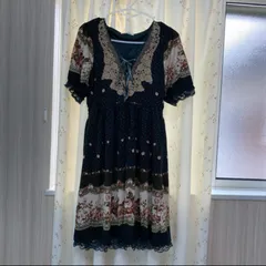 花柄アンティーク ワンピース