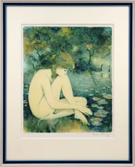 せ*こ様 美品　ベルナール・シャロワ　紫陽花　lithograph せ*こ様 美品 ベルナール・シャロワ 紫陽花 lithograph