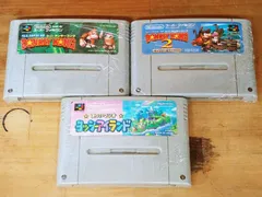 3本セット 動作確認済  ドンキーコング ドンキーコング2 ヨッシーアイランド 中古 スーパーファミコン ソフト susper famicom