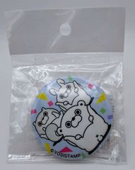 ヨッシースタンプ 缶バッジ うさぎ くま ぬこ A(はい)