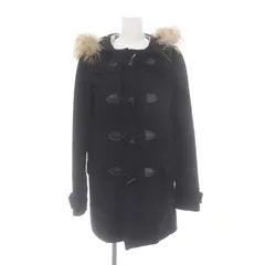 マウジー MOUSSY ファー ダッフルコート アウター フード 2 黒 ブラック /DF ■OSのサムネイル