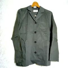 美品 インエ【２】レディース ミリタリージャケット コットン 薄手 カーキ