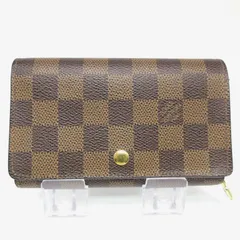 ルイヴィトン　Louis Vuitton　ダミエ　ポルトモネ ビエ トレゾール　二つ折り財布　管理12921