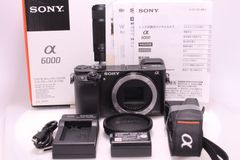【美品】SONY α6000 ボディ ブラック ILCE-6000 B ミラーレス一眼