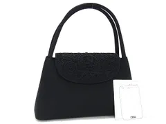 ■新品■未使用■ IWASA イワサ キャンバス ハンドバッグ トート ショルダー 肩掛け レディース ブラック系 FQ0646