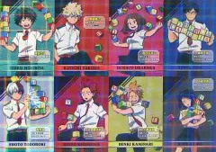 【中古】キャラカード 全8種セット キャラからメールが貰えるキーワード付イラストカード 「僕のヒーローアカデミア 劇場公開記念フェア in アニメイト」 対象商品購入特典
