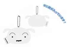 アイ【送料無料】【クレヨンしんちゃん】鈴入りもちもちマスコット【シロ】【アニメ】【映画】【漫画】【キーホルダー】【キーリング】【チャーム】【鍵】【ドール】【人形】【ぬいぐるみ】【推し】【推し活】【雑貨】【グッズ】【かわいい】
