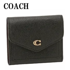 2024年最新】COACH コーチ クロスグレイン 三つ折り 財布 レザー