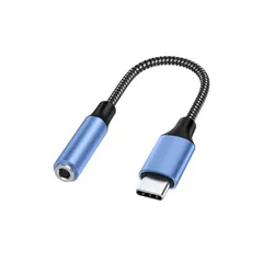 USB Type-C 3.5mm イヤホン 変換アダプタ 電話/音楽/リモコン イヤホンケーブル DACチップ搭載 Hi-Fi音質 iPad/Android/iphone15/Type-c機器などに対応