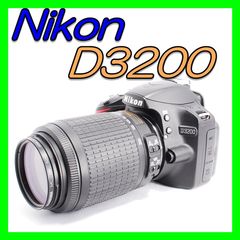 ☆Nikon D3200☆ ニコン デジタル一眼レフ 簡単操作 望遠レンズ AF-S NIKKOR 55-200mm 1:4-5.6G ED