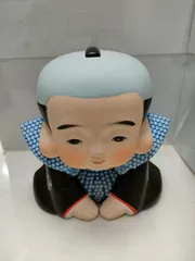 福助人形　置物　縁起物昭和レトロ3体 お値下げ！ 年代物昭和レトロ 福助人形ふくすけ 縁起物 商売繁盛