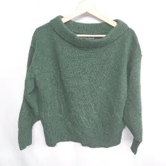 ◇ URBAN RESEARCH 長袖 ニット サイズF グリーン レディース E  【1407180016521】