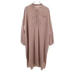 n'Or ノアール 長袖 ロングワンピース F パープル系 レディース 古着