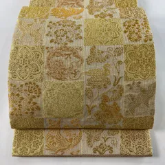 袋帯 紋屋井関 御寮織 極上 金銀糸 黒 名物裂 向かい鳳凰 中古 kp1892 袋帯 紋屋井関 御寮織 極上 金銀糸 黒 名物裂 向かい鳳凰 中古