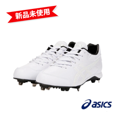 【新品未使用】アシックス　1123A032　野球 スパイク 白 金具 一般 NEOREVIVE 4