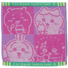 【中古】雑貨 ちいかわ＆ハチワレ＆うさぎ ジャガードタオル 「一番くじ ちいかわ ～SWEETS SHOP～」 F賞