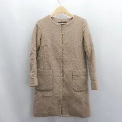 ◇ ⊇ Simplicite サンプリシテ 長袖 ロングコート サイズS ブラウン系 レディース E  【1504240024547】のサムネイル