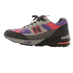ニューバランス NEW BALANCE PALACE M991PLE スニーカー ロゴ 9.5 27.5cm 黒 グレーのサムネイル