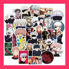 【スタッフおすすめ！】Meccol 呪術廻戦 ステッカー 100枚 呪術廻戦 シール 呪術廻戦 グッズ 呪術廻戦 シール セット グッズ 防水 シール 可愛い 五条悟 夏油 傑 乙骨 憂太 伏黒恵 両面宿儺 狗巻棘 ステッカー