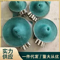 頑丈なステンレス鋼の漁網 ヘッドメカニズム ポケット漁網 ぴったりとした目 アクセサリーのコピー