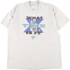 古着 90年代 ナイキ NIKE 銀タグ MICHAEL JORDAN マイケルジョーダン 両面プリント プリントTシャツ USA製 メンズXL/eaa359881