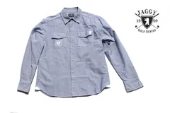 【中古】ジャギーゴルフ｜jaggy golf｜シャンブレー長袖シャツ｜メンズゴルフウェア｜L