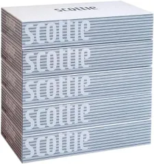【特価商品】スコッティ ティシュー 400枚(200組) 5箱パック まとめ買いのサムネイル