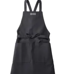 在庫処分DEAN＆DELUCA♪人気　ユニセックス　フルエプロン　ブラック人気 おしゃれ キッチン エプロン レディース シンプル 大人 カフェエプロン