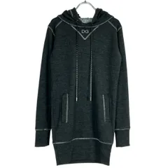 DOLCE&GABBANA ドルガバ メタリックDGロゴ スウェット パーカー DOLCE&GABBANA ドルガバ メタリックDGロゴ スウェット パーカー