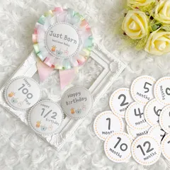 【20個以上販売】月齢ロゼット♡マンスリーフォト、マタニティフォトに☆撮影小物としても♡