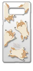 【新品未使用】SC-01K/SCV37 Galaxy Note8 ギャラクシー クリア ハードケース (柴犬総柄) 柴犬 動物 オシャレ かわいい 可愛い cl-sc01k-312
