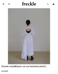 freckle Seoul dot ruffle dress ドレス 2025年最新】freckle seoulの人気アイテム - メルカリ