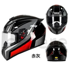 LVS レーシングフルフェイスヘルメット 内臓レンズ ダブルシールド S