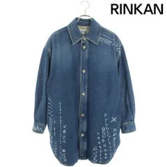 ロエベ　デニムジャケット　48 Anagram jacket in denim Blue - LOEWE