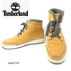 ◆ ティンバーランド / ハリスツィード レザー　切替　スニーカー サイズ9.5 サイズ27.5cm ホワイト 美