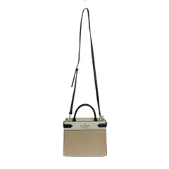 KATE SPADE / ケイトスペード | 2トーン ハンド ショルダーバッグ | ベージュ / ホワイト | レディース