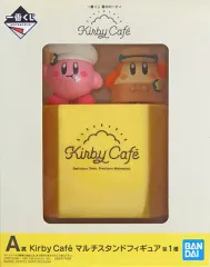 【中古】フィギュア カービィ＆ワドルディ Kirby Cafe マルチスタンドフィギュア 「一番くじ 星のカービィ Kirby Cafe」 A賞 フィギュア