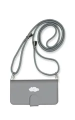 iPhone13 mini  ケース 手帳型 アイフォン13 ミニ スマホケース 携帯ケース かわいい おしゃれ 可愛い 人気 クリアケース 雲 ニコニコ くも 天気 cloud パステル ストラップ付 カラー06