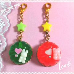 ☆ぷるぷるゼリーチャーム☆　Aセット　キーホルダー