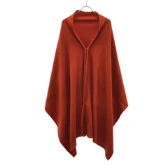 iI URBAN RESEARCH アイ アーバンリサーチ knit cape ウールニットケープ iI-KN02-BSL07 オレンジ Fのサムネイル