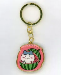 【中古】キーホルダー ハチワレ(すいか) ダイカットキーホルダー 「ちいかわ なんか小さくてかわいいやつ」 熊本限定