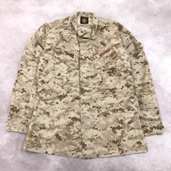 米軍実物 アメリカ軍 海軍  U.S.ARMY 2004年製 カモフラ 迷彩柄 刺繍 フィールドジャケット ミリタリージャケット