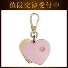 FURLA ♡ハート型キーホルダー ピンク♡未使用 フルラ キーホルダー ハートモチーフ チャーム キーリング