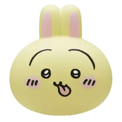 ちいかわ　おかおのスクィーズ［うさぎ］【ペロ顔 単品】/うさぎガチャ/うさぎスクイーズ