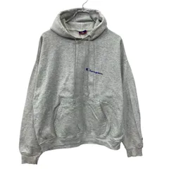 Champion 無地 スウェット パーカー L オフホワイト チャンピオン 裏起毛 ワンポイントロゴ刺繍 古着卸 アメリカ仕入 a709-5050