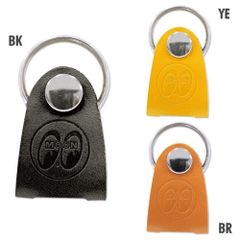 MOONEYES レザーキーキャップ (BK / YE / BR) / Leather Key Cap ムーンアイズ アメリカン雑貨 ガレージ 鍵 キーケース